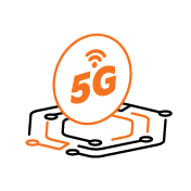 Rangkaian 5G berorientasikan masa depan yang  dikuasakan oleh teknologi termaju.